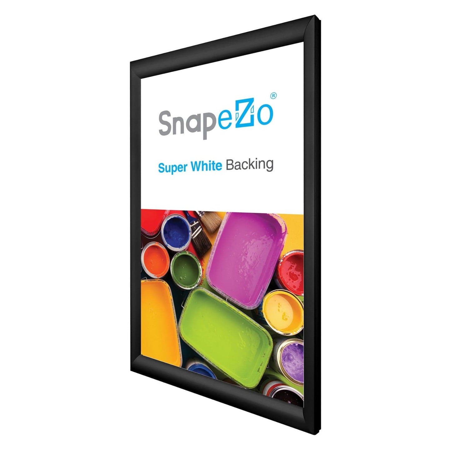 15x25 Black SnapeZo® Snap Frame - 1.2" Profile - Snap Frames Direct