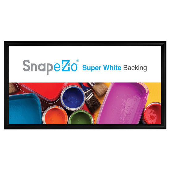 12x24 Black SnapeZo® Snap Frame - 1.2" Profile - Snap Frames Direct