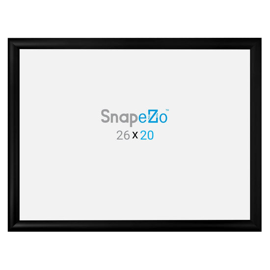20x26 Black SnapeZo® Snap Frame - 1.2" Profile - Snap Frames Direct