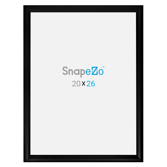 20x26 Black SnapeZo® Snap Frame - 1.2" Profile - Snap Frames Direct