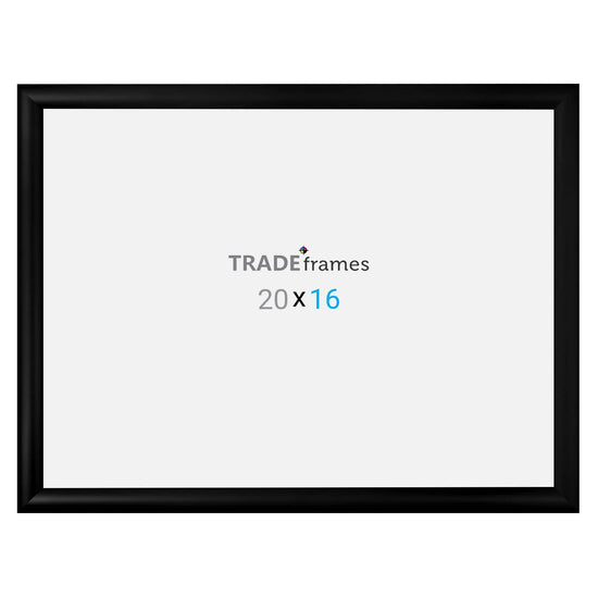 16x20 Black TRADEframe Snap Frame - 1.2" Profile - Snap Frames Direct