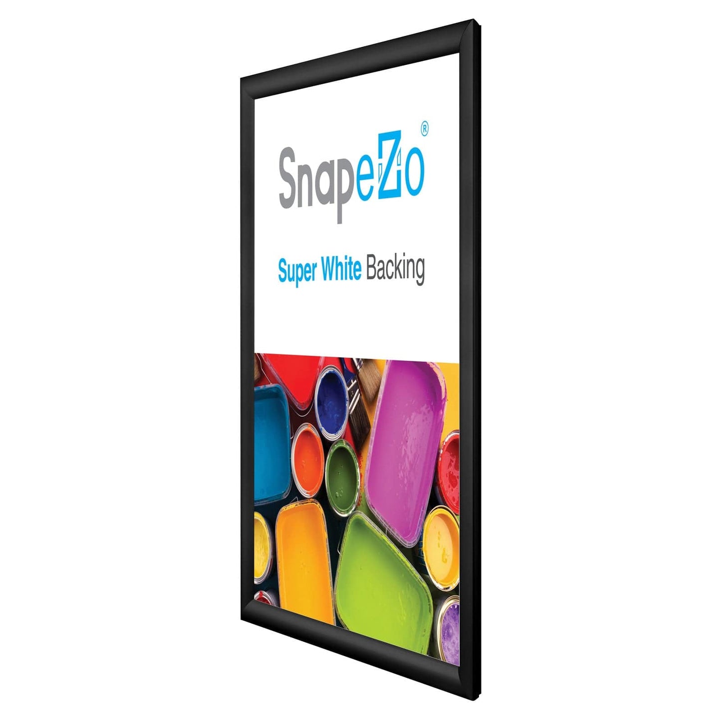21x28 Black SnapeZo® Snap Frame - 1.2" Profile - Snap Frames Direct