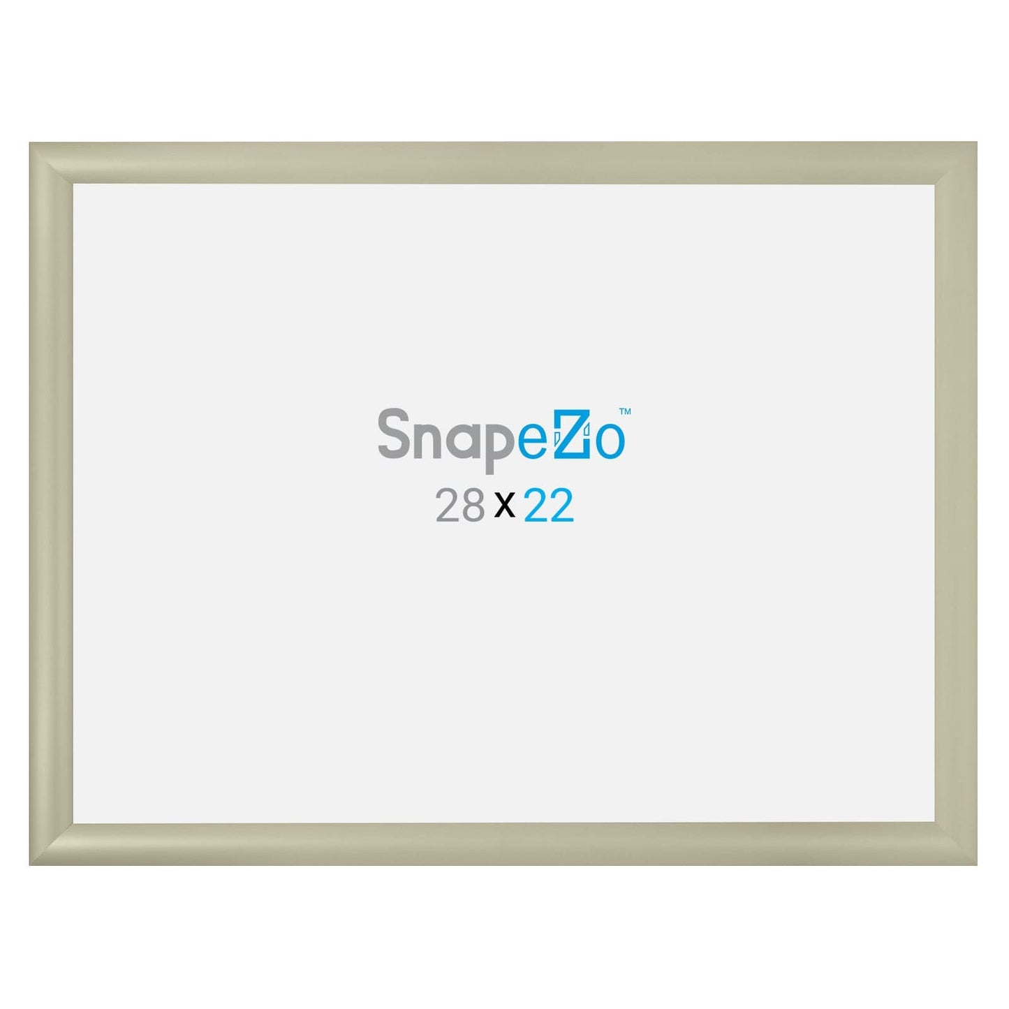 22x28 Cream SnapeZo® Snap Frame - 1.2" Profile - Snap Frames Direct