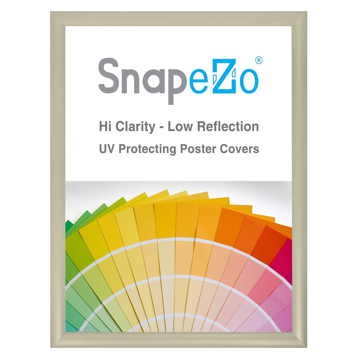 18x24 Cream SnapeZo® Snap Frame - 1.2" Profile - Snap Frames Direct