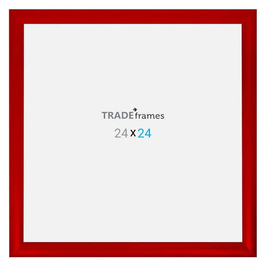 24x24  TRADEframe Red Snap Frame 24x24 - 1.2 inch profile - Snap Frames Direct