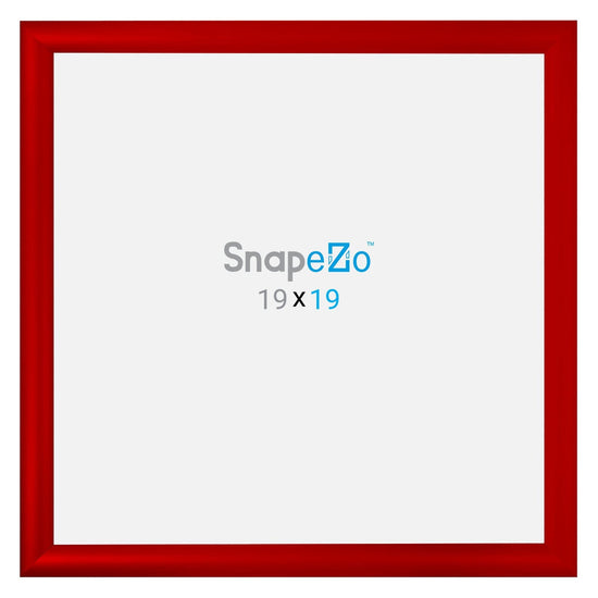 19x19 Red SnapeZo® Snap Frame - 1.2" Profile - Snap Frames Direct