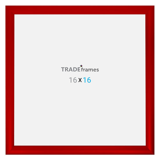 16x16  TRADEframe Red Snap Frame 16x16 - 1.2 inch profile - Snap Frames Direct