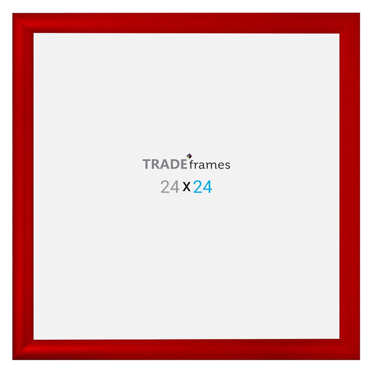 24x24  TRADEframe Red Snap Frame 24x24 - 1.2 inch profile - Snap Frames Direct