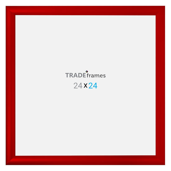 24x24  TRADEframe Red Snap Frame 24x24 - 1.2 inch profile - Snap Frames Direct