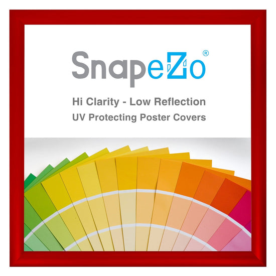 16x16 Red SnapeZo® Snap Frame - 1.2" Profile - Snap Frames Direct
