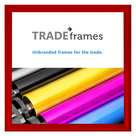18x18  TRADEframe Red Snap Frame 18x18 - 1.2 inch profile - Snap Frames Direct