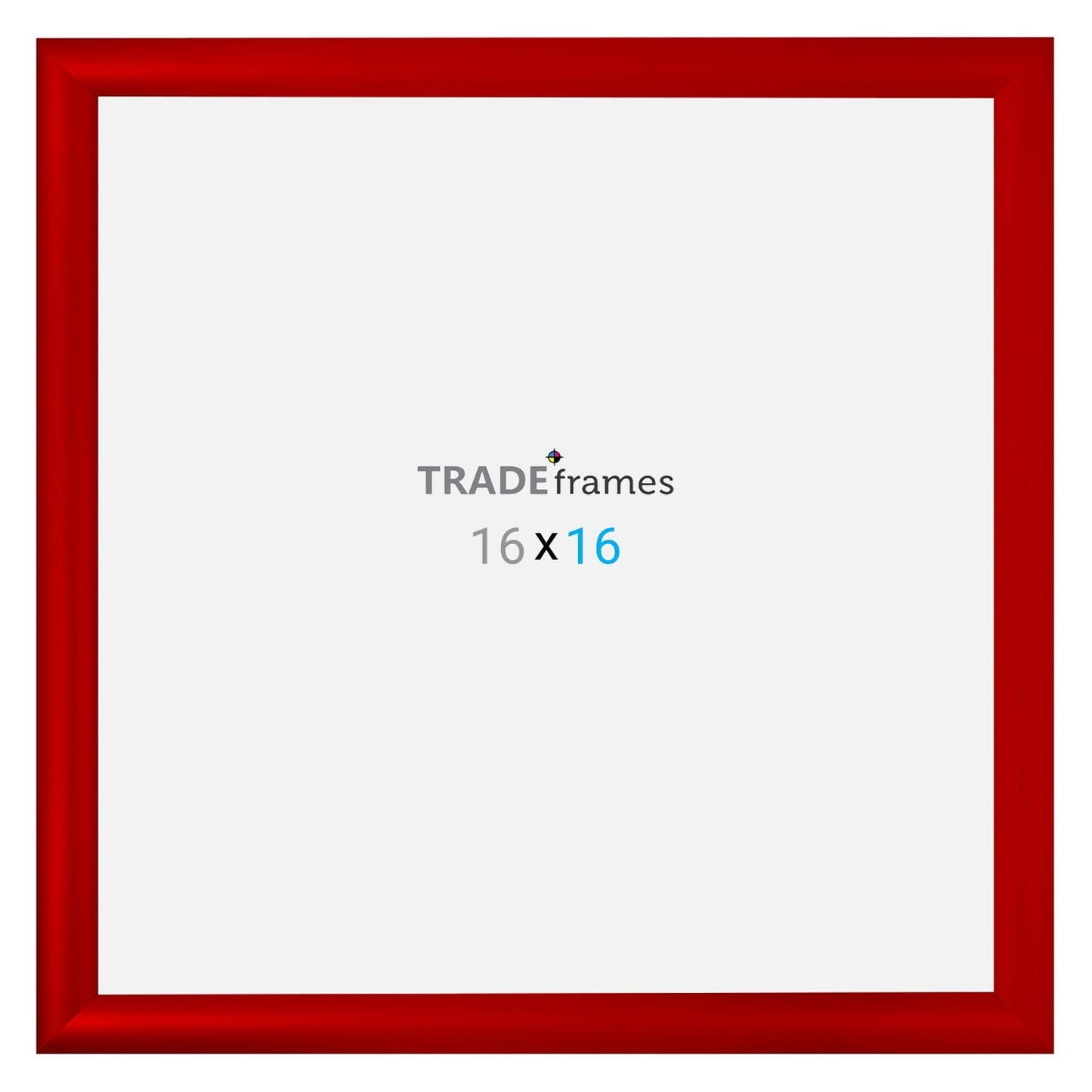 16x16  TRADEframe Red Snap Frame 16x16 - 1.2 inch profile - Snap Frames Direct