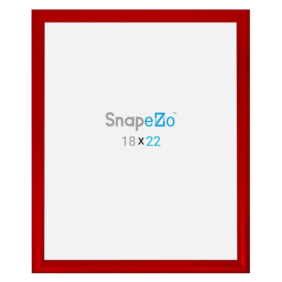 18x22 Red SnapeZo® Snap Frame - 1.2" Profile - Snap Frames Direct