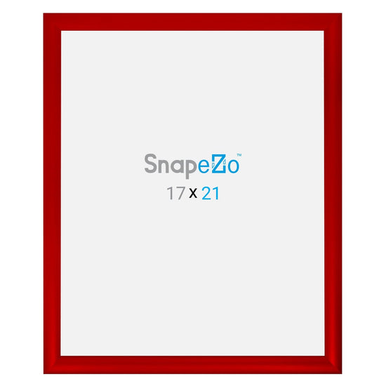 17x21 Red SnapeZo® Snap Frame - 1.2" Profile - Snap Frames Direct