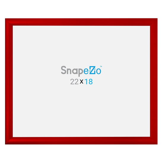 18x22 Red SnapeZo® Snap Frame - 1.2" Profile - Snap Frames Direct