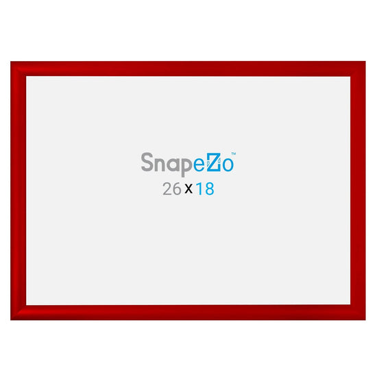 18x26 Red SnapeZo® Snap Frame - 1.2" Profile - Snap Frames Direct
