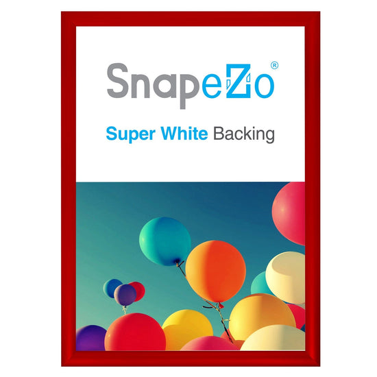 A2 Red SnapeZo® Snap Frame - 1" Profile - Snap Frames Direct