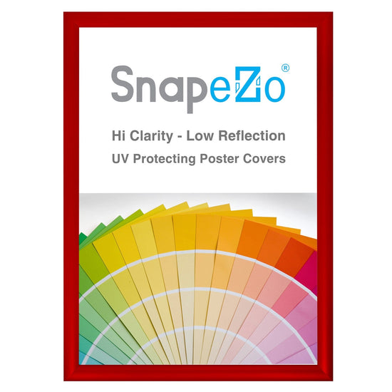 12x17 Red SnapeZo® Snap Frame - 1.2" Profile - Snap Frames Direct