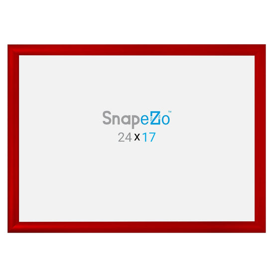 17x24 Red SnapeZo® Snap Frame - 1.2" Profile - Snap Frames Direct