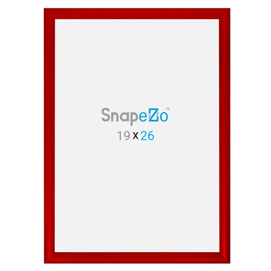 19x26 Red SnapeZo® Snap Frame - 1.2" Profile - Snap Frames Direct