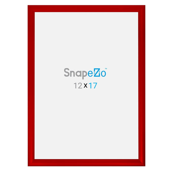 12x17 Red SnapeZo® Snap Frame - 1.2" Profile - Snap Frames Direct