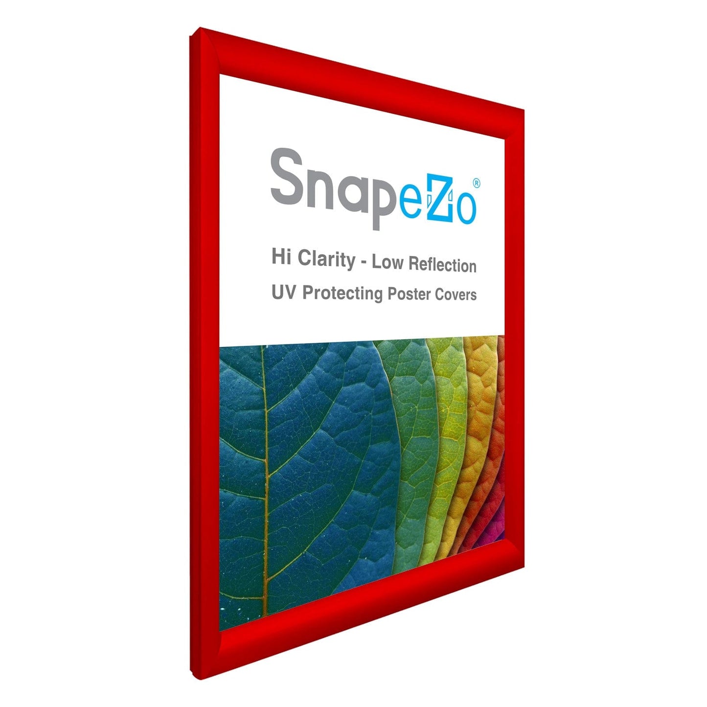 19x27 Red SnapeZo® Snap Frame - 1.2" Profile - Snap Frames Direct