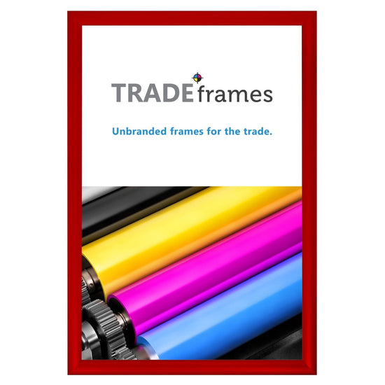 16x24  TRADEframe Red Snap Frame 16x24 - 1.2 inch profile - Snap Frames Direct