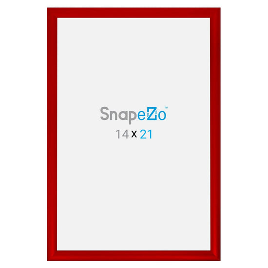 14x21 Red SnapeZo® Snap Frame - 1.2" Profile - Snap Frames Direct
