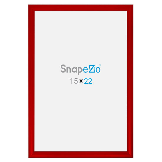 15x22 Red SnapeZo® Snap Frame - 1.2" Profile - Snap Frames Direct