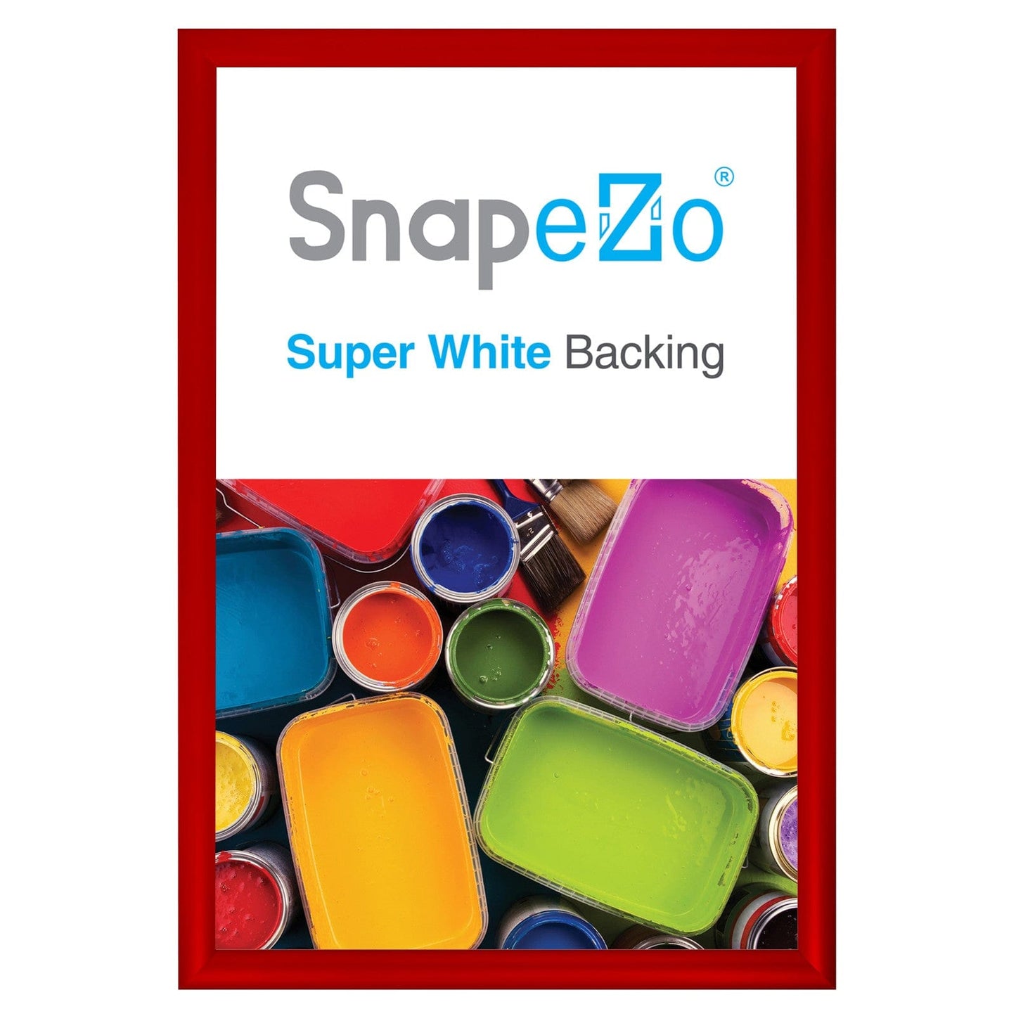 20x30 Red SnapeZo® Snap Frame - 1.2" Profile - Snap Frames Direct