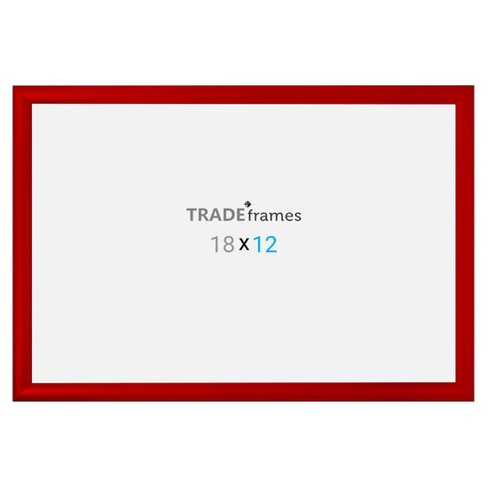12x18  TRADEframe Red Snap Frame 12x18 - 1.2 inch profile - Snap Frames Direct