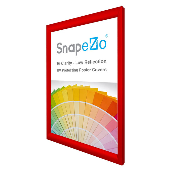 19x28 Red SnapeZo® Snap Frame - 1.2" Profile - Snap Frames Direct