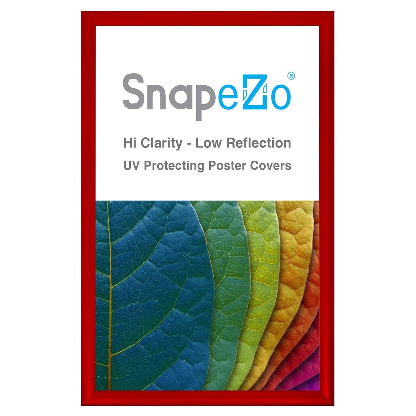 14x22 Red SnapeZo® Snap Frame - 1.2" Profile - Snap Frames Direct