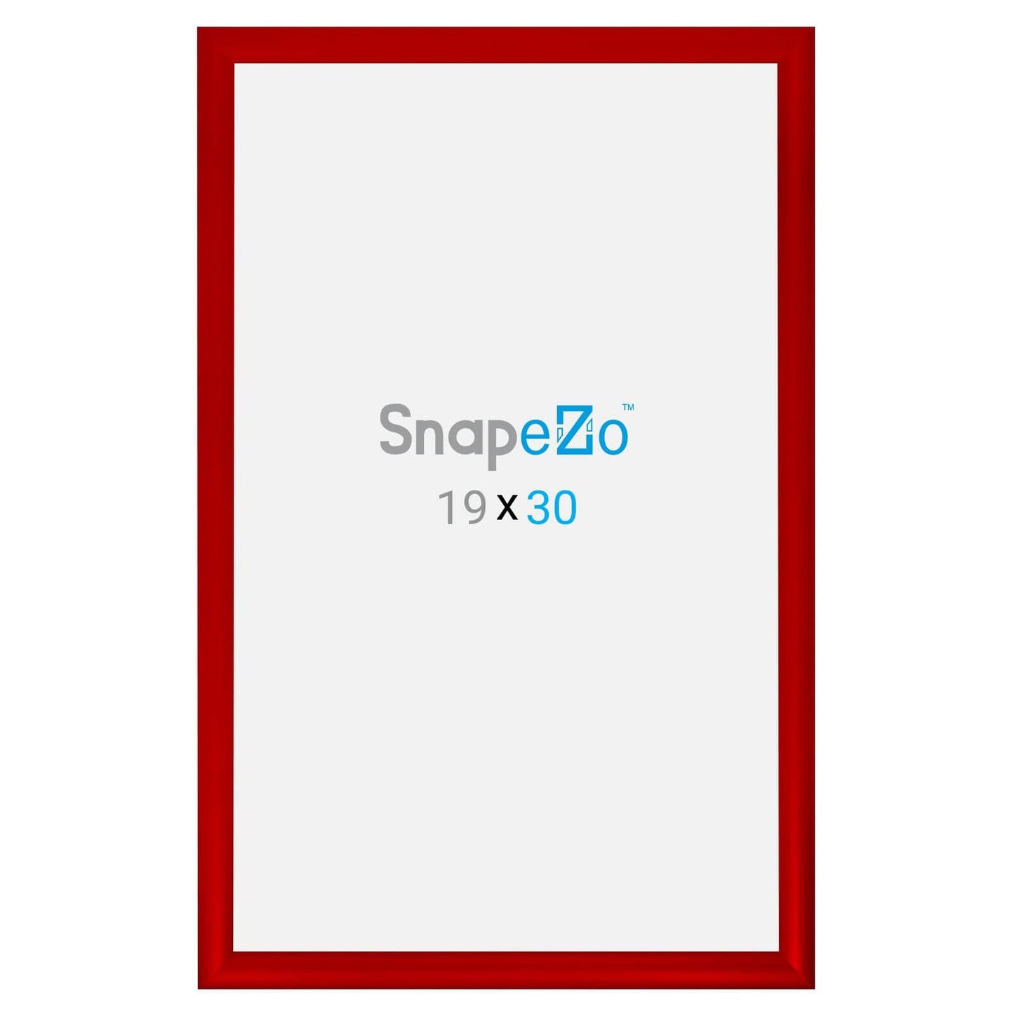 19x30 Red SnapeZo® Snap Frame - 1.2" Profile - Snap Frames Direct