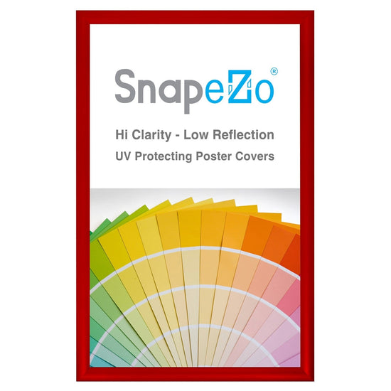 19x30 Red SnapeZo® Snap Frame - 1.2" Profile - Snap Frames Direct