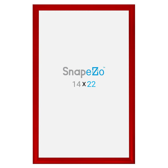 14x22 Red SnapeZo® Snap Frame - 1.2" Profile - Snap Frames Direct