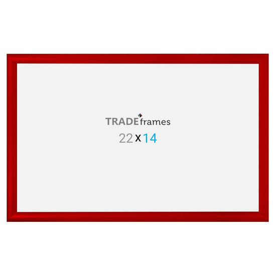 14x22  TRADEframe Red Snap Frame 14x22 - 1.2 inch profile - Snap Frames Direct