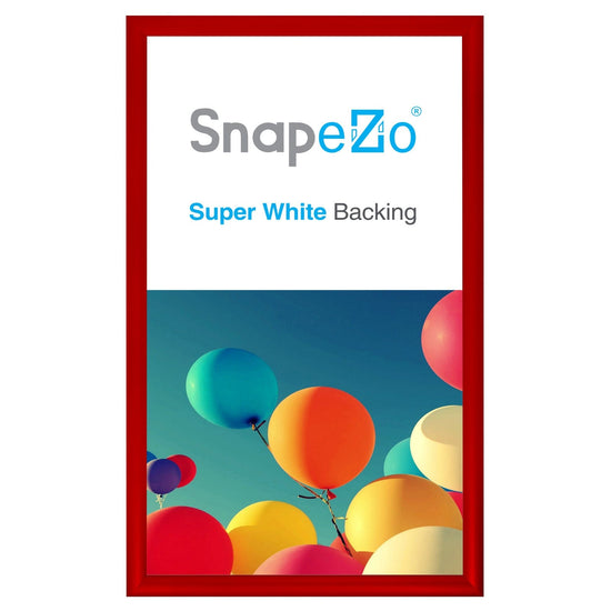 14x24 Red SnapeZo® Snap Frame - 1.2" Profile - Snap Frames Direct