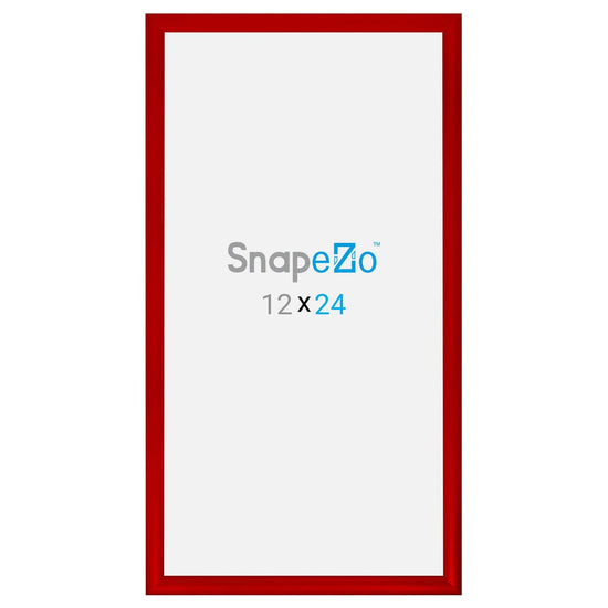 12x24 Red SnapeZo® Snap Frame - 1.2" Profile - Snap Frames Direct