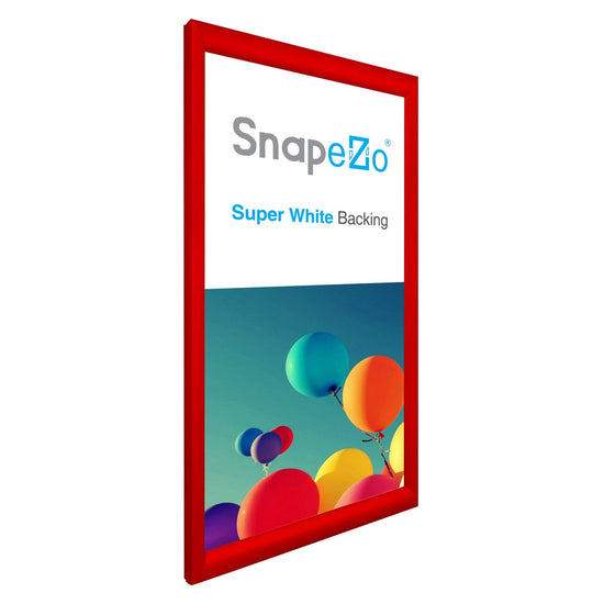 11x22 Red SnapeZo® Snap Frame - 1.2" Profile - Snap Frames Direct