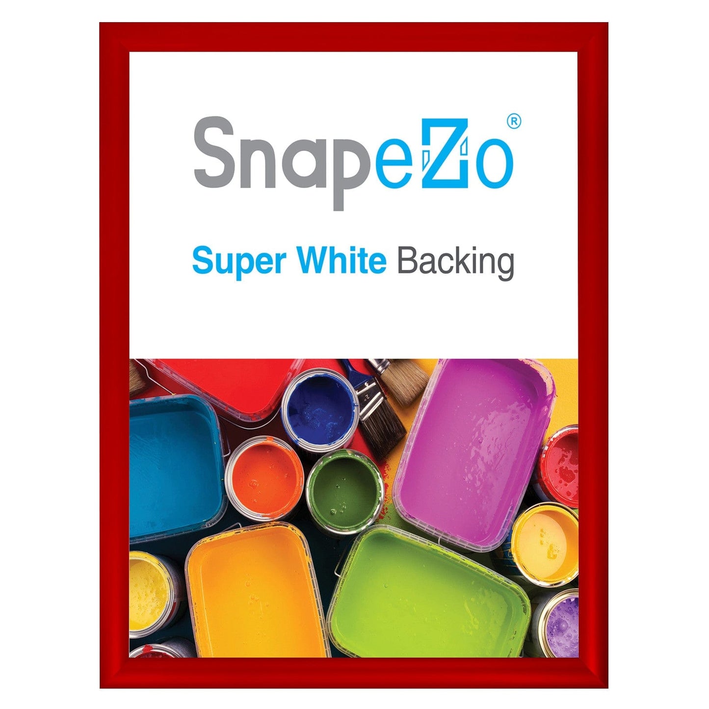 21x28 Red SnapeZo® Snap Frame - 1.2" Profile - Snap Frames Direct