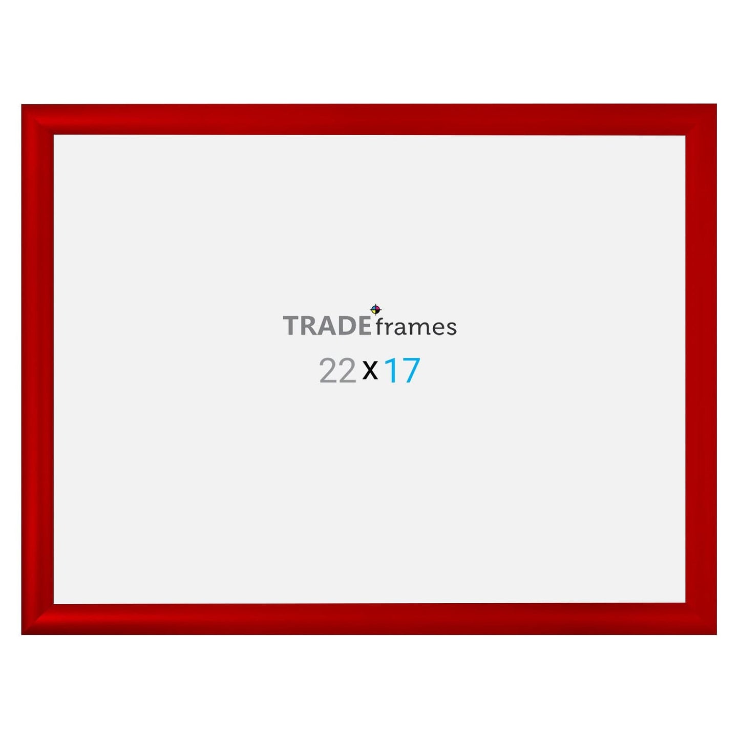 17x22 Red Snap Frame 17x22 - 1.2 inch profile - Snap Frames Direct