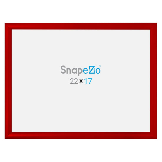 17x22 Red SnapeZo® Snap Frame - 1.2" Profile - Snap Frames Direct