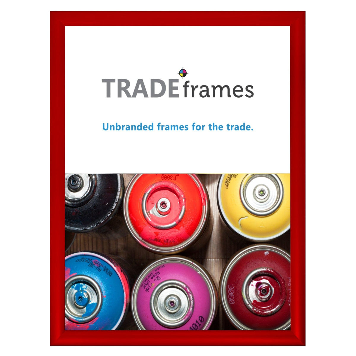 17x22 Red Snap Frame 17x22 1.2 inch profile Snap Frames Direct