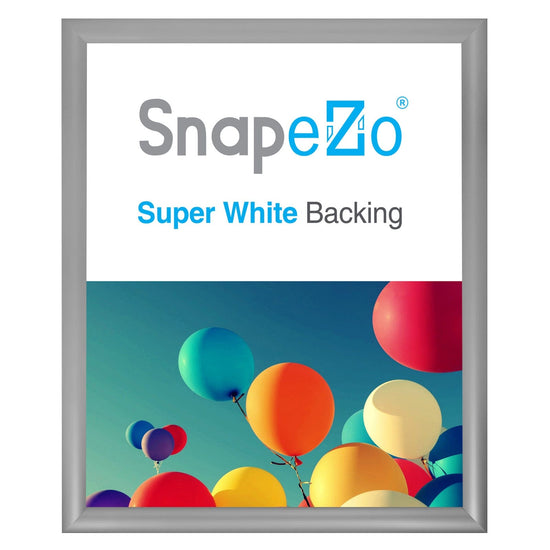 15x18 Silver SnapeZo® Snap Frame - 1.2" Profile - Snap Frames Direct