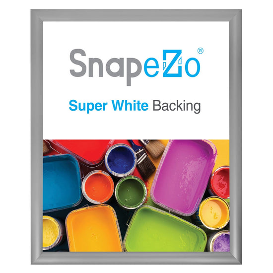 15x18 Silver SnapeZo® Snap Frame - 1.2" Profile - Snap Frames Direct