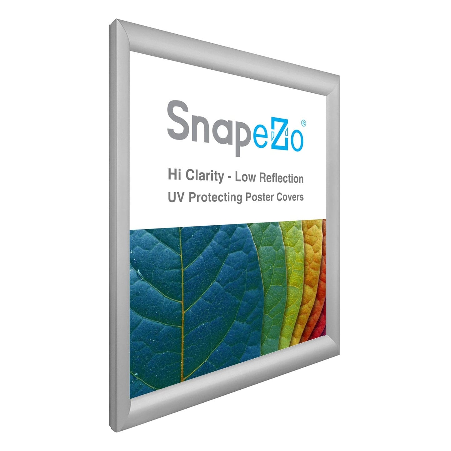 15x18 Silver SnapeZo® Snap Frame - 1.2" Profile - Snap Frames Direct