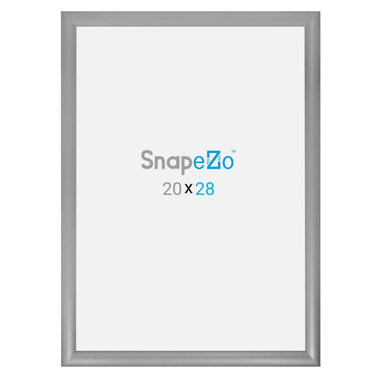 20x28 Silver SnapeZo® Snap Frame - 1.2" Profile - Snap Frames Direct