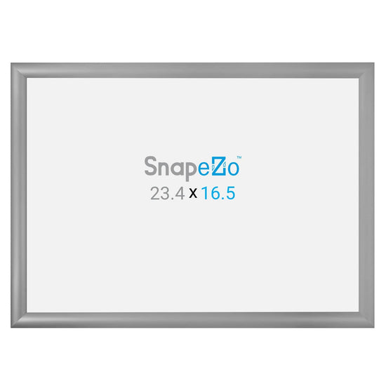 A2 Silver SnapeZo® Snap Frame - 1.2" Profile - Snap Frames Direct