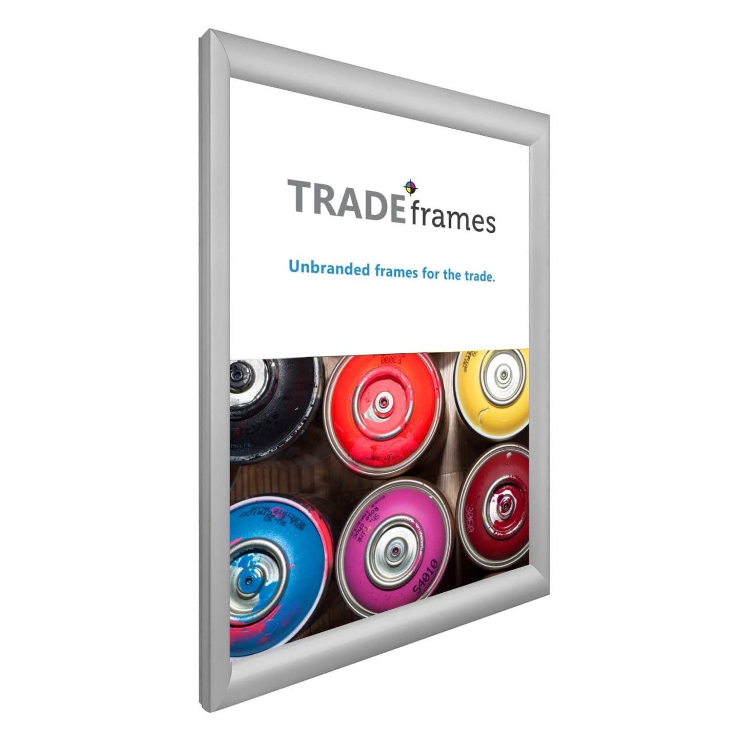 17x23  TRADEframe Silver Snap Frame 17x23 - 1.2 inch profile - Snap Frames Direct